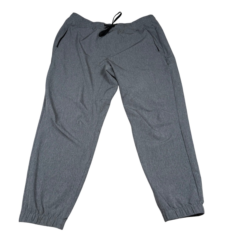 American Eagle AirFlex+ Mens Gray Heathered Jogger Pants Size XL Drawstring